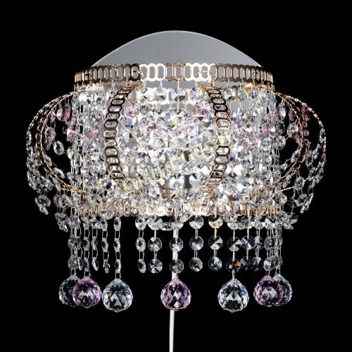 Бра Альфа №2 розовая в Сочи Гусь Хрустальный