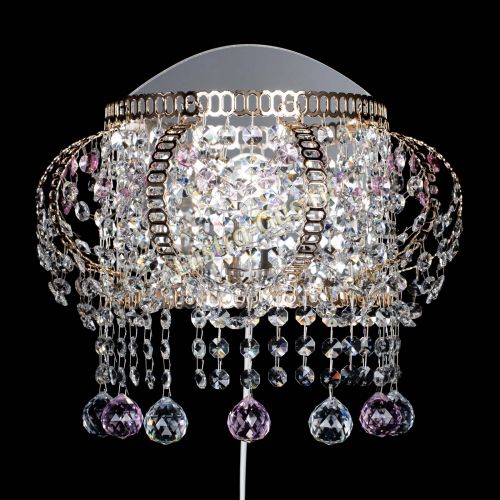 Бра Альфа №2 розовая в Сочи Гусь Хрустальный