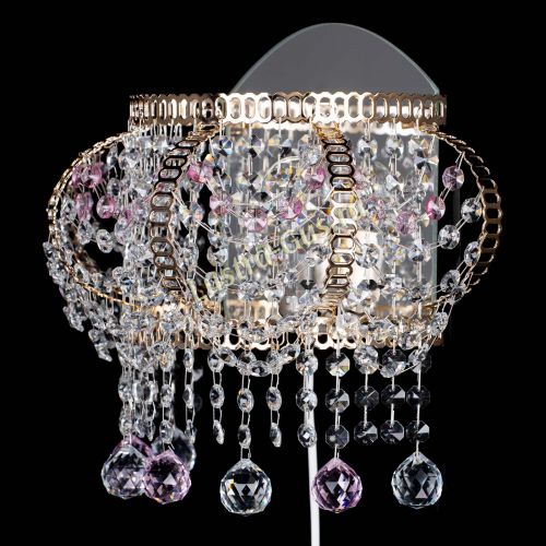 Бра Альфа №2 розовая в Сочи Гусь Хрустальный