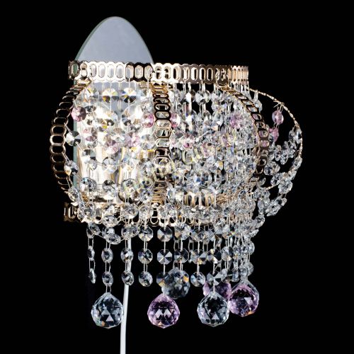 Бра Альфа №2 розовая в Сочи Гусь Хрустальный