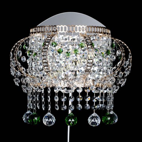 Бра Альфа №2 зеленая в Сочи Гусь Хрустальный