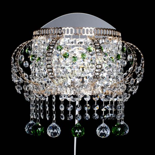 Бра Альфа №2 зеленая в Сочи Гусь Хрустальный