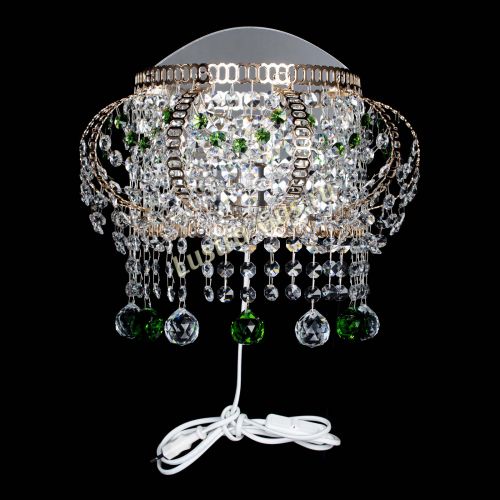 Бра Альфа №2 зеленая в Сочи Гусь Хрустальный