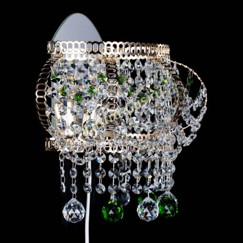 Бра Альфа №2 зеленая в Сочи Гусь Хрустальный