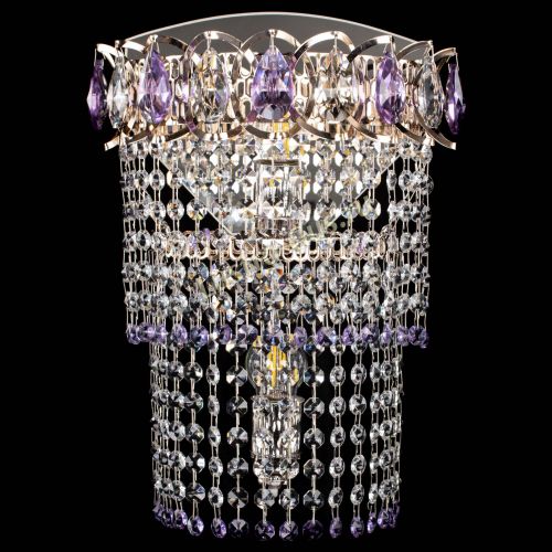 Бра Астра №2 оптикон фиолетовая в Сочи Гусь Хрустальный