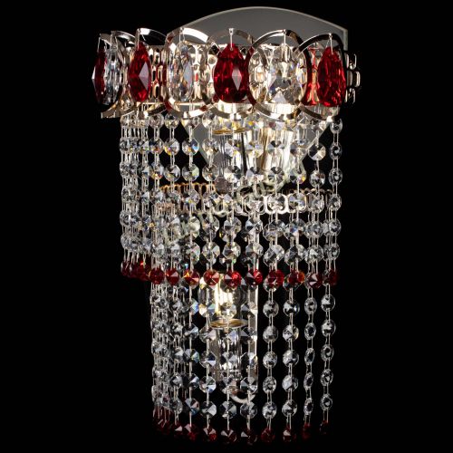 Бра Астра №2 оптикон красная в Сочи Гусь Хрустальный