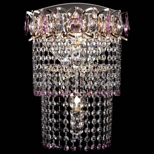 Бра Астра №2 оптикон розовая в Сочи Гусь Хрустальный