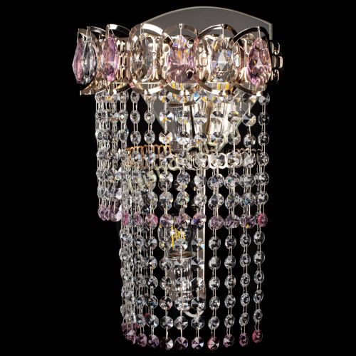 Бра Астра №2 оптикон розовая в Сочи Гусь Хрустальный