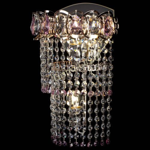 Бра Астра №2 оптикон розовая в Сочи Гусь Хрустальный