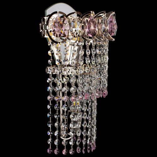 Бра Астра №2 оптикон розовая в Сочи Гусь Хрустальный