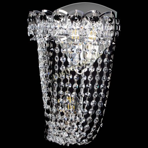 Бра Астра ажур №2 черная в Сочи Гусь Хрустальный