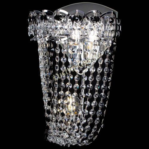 Бра Астра ажур №2 черная в Сочи Гусь Хрустальный