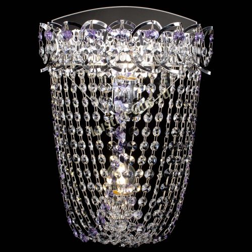 Бра Астра ажур №2 фиолетовая в Сочи Гусь Хрустальный