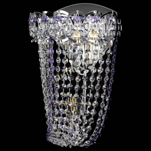 Бра Астра ажур №2 фиолетовая в Сочи Гусь Хрустальный