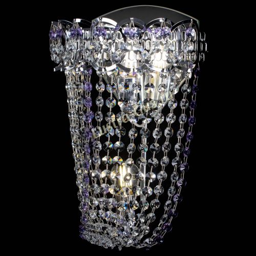 Бра Астра ажур №2 фиолетовая в Сочи Гусь Хрустальный