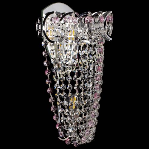 Бра Астра ажур №2 розовая в Сочи Гусь Хрустальный