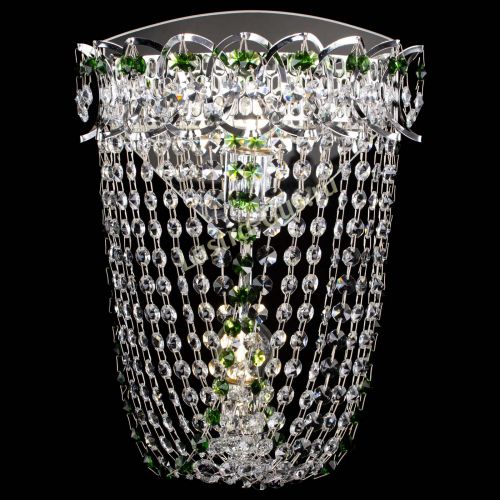 Бра Астра ажур №2 зеленая в Сочи Гусь Хрустальный