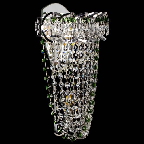 Бра Астра ажур №2 зеленая в Сочи Гусь Хрустальный