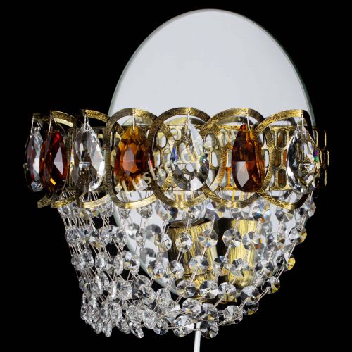 Бра Астра ажур под бронзу чайная в Сочи Гусь Хрустальный