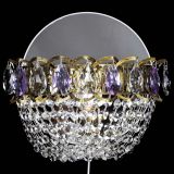 Бра Астра ажур под бронзу фиолетовая в Сочи