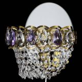 Бра Астра ажур под бронзу фиолетовая в Сочи