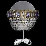 Бра Астра ажур под бронзу фиолетовая в Сочи