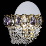 Бра Астра ажур под бронзу фиолетовая в Сочи