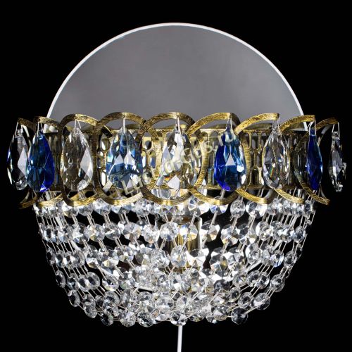 Бра Астра ажур под бронзу синяя в Сочи Бра Астра ажур под бронзу синяя в Сочи