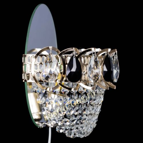 Бра Астра ажур черная в Сочи Гусь Хрустальный