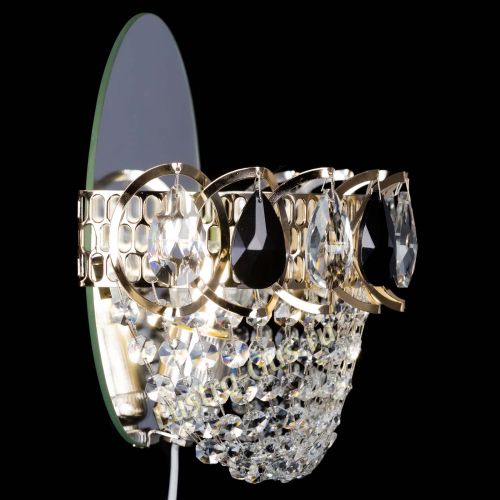 Бра Астра ажур черная в Сочи Гусь Хрустальный