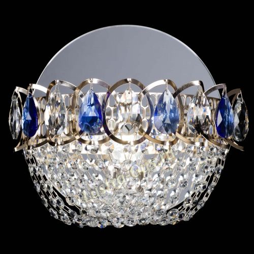 Бра Астра ажур синяя в Сочи Гусь Хрустальный