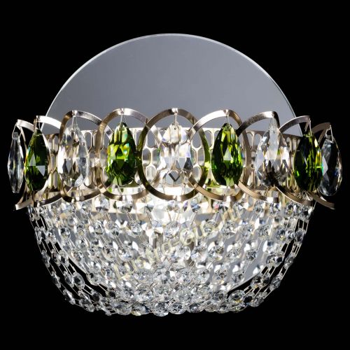 Бра Астра ажур зеленая в Сочи Гусь Хрустальный