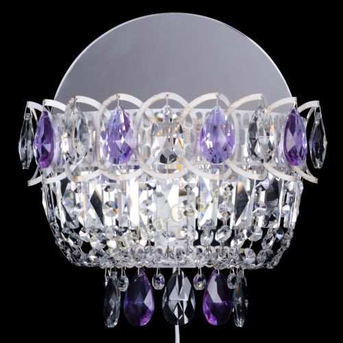 Бра Астра Фиолетовая белая в Сочи Гусь Хрустальный