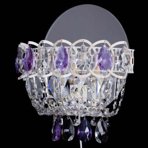 Бра Астра Фиолетовая белая в Сочи Гусь Хрустальный