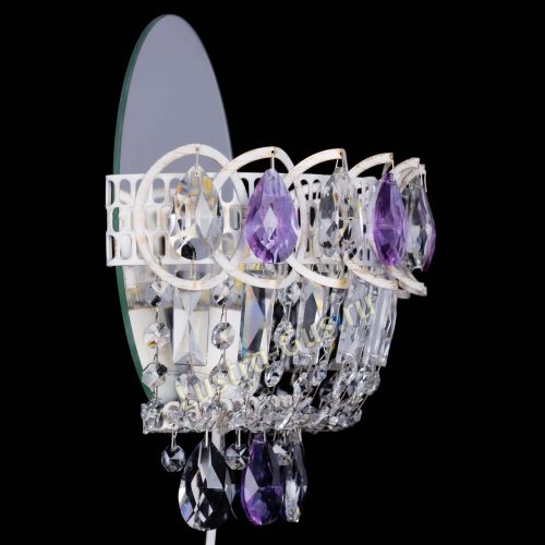 Бра Астра Фиолетовая белая в Сочи Гусь Хрустальный