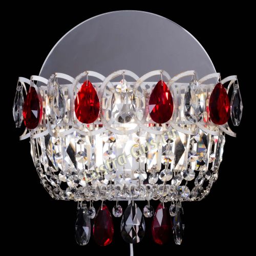 Бра Астра Красная белая  в Сочи Гусь Хрустальный