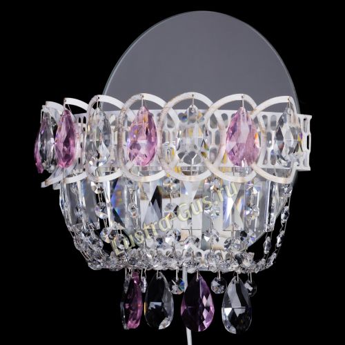 Бра Астра Розовая белая в Сочи Гусь Хрустальный