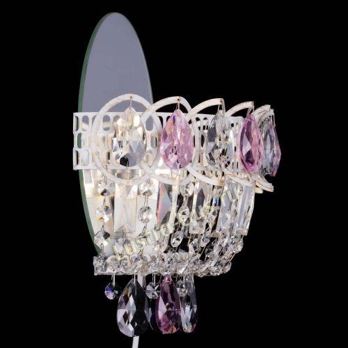 Бра Астра Розовая белая в Сочи Гусь Хрустальный