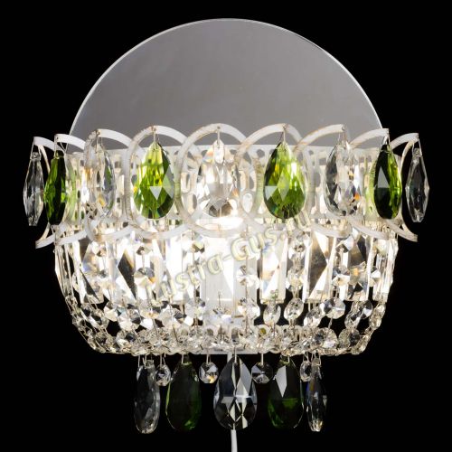 Бра Астра Зеленая белая в Сочи Гусь Хрустальный