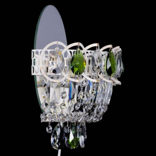 Бра Астра Зеленая белая в Сочи Гусь Хрустальный