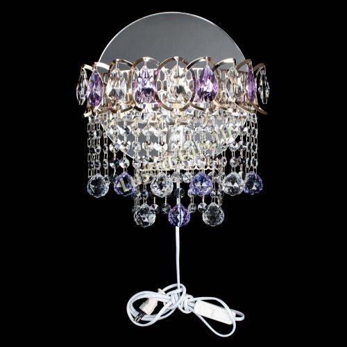Бра Астра Капель шар 30 Фиолетовая в Сочи Гусь Хрустальный