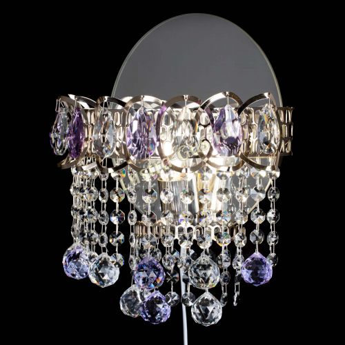 Бра Астра Капель шар 30 Фиолетовая в Сочи Гусь Хрустальный