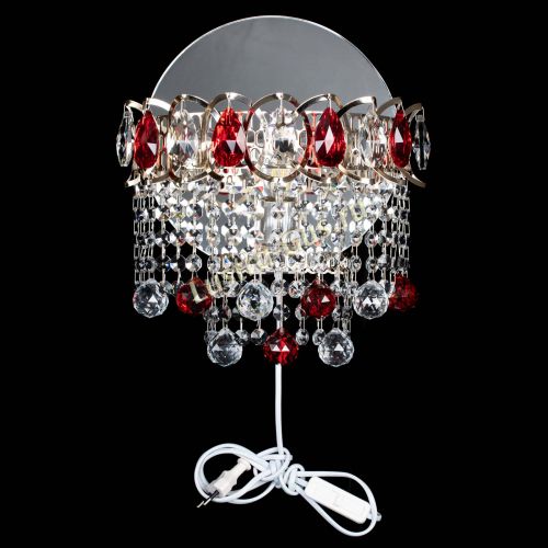 Бра Астра Капель шар 30 Красная в Сочи Гусь Хрустальный