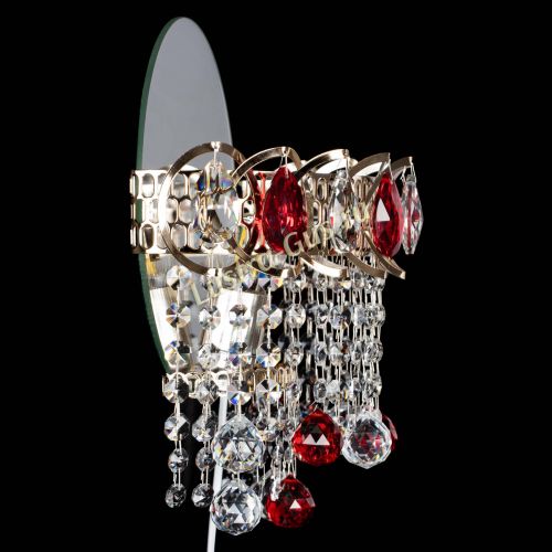 Бра Астра Капель шар 30 Красная в Сочи Гусь Хрустальный