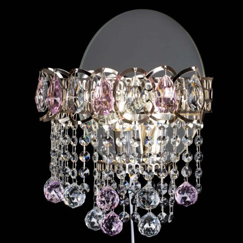 Бра Астра Капель шар 30 Розовая в Сочи Гусь Хрустальный