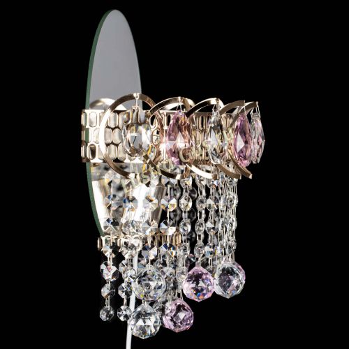 Бра Астра Капель шар 30 Розовая в Сочи Гусь Хрустальный