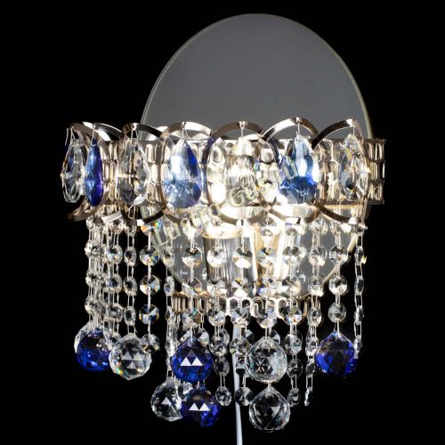 Бра Астра Капель шар 30 Синяя в Сочи Гусь Хрустальный