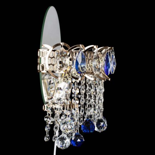 Бра Астра Капель шар 30 Синяя в Сочи Гусь Хрустальный