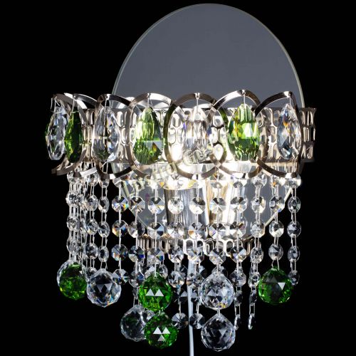 Бра Астра Капель шар 30 Зеленая в Сочи Гусь Хрустальный