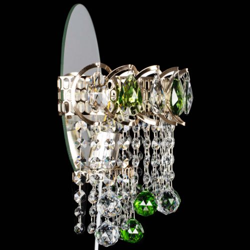Бра Астра Капель шар 30 Зеленая в Сочи Гусь Хрустальный